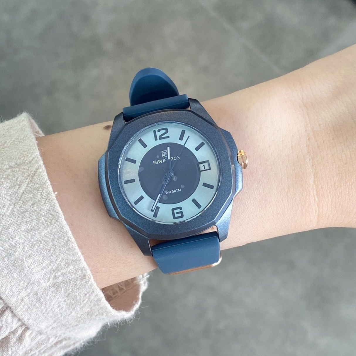 RELOJ ANALOGICO MUJER NF7107 NAVIFORCE AZUL CASUAL 1030881