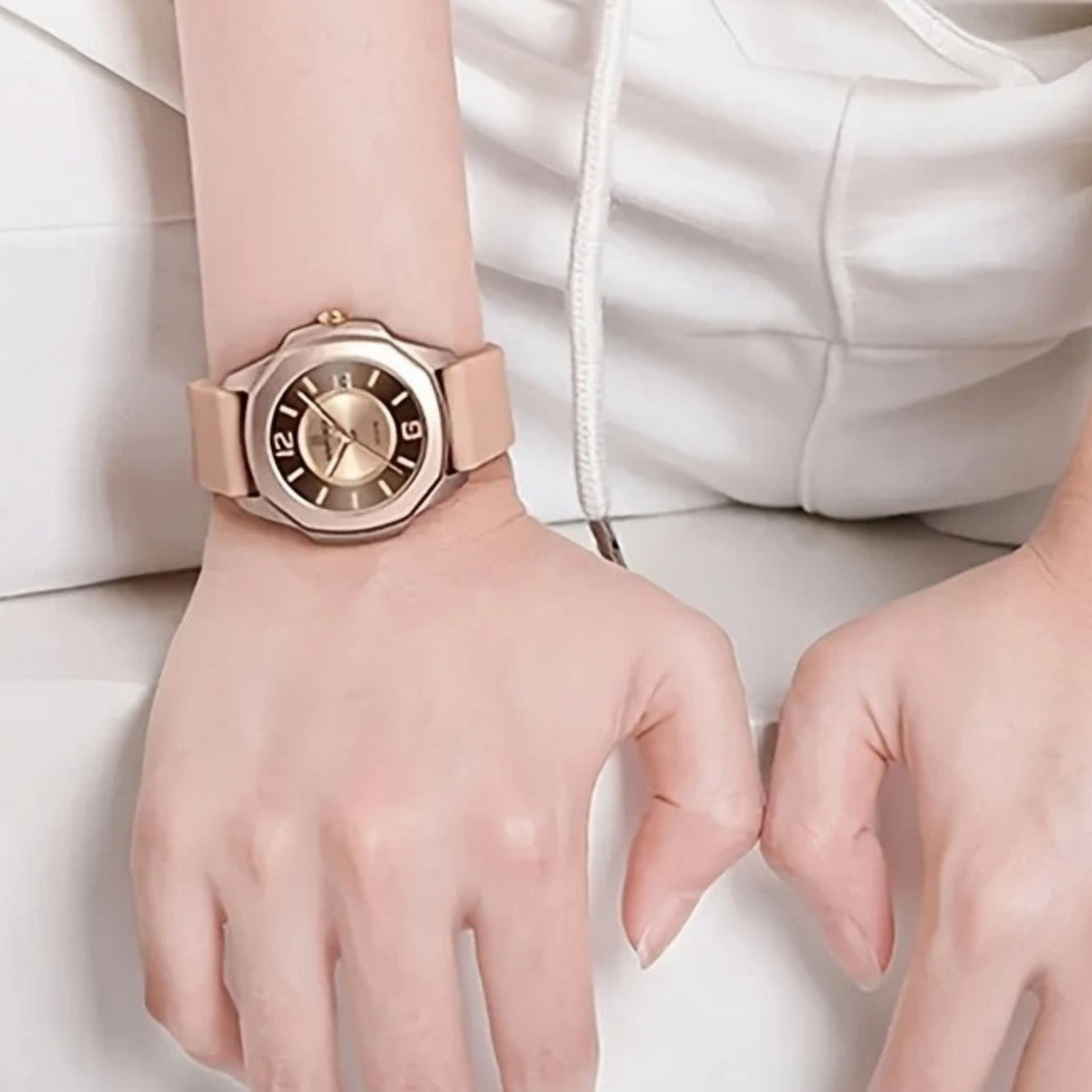 RELOJ ANALOGICO MUJER NF7107 NAVIFORCE ROSE GOLD CASUAL 1030880
