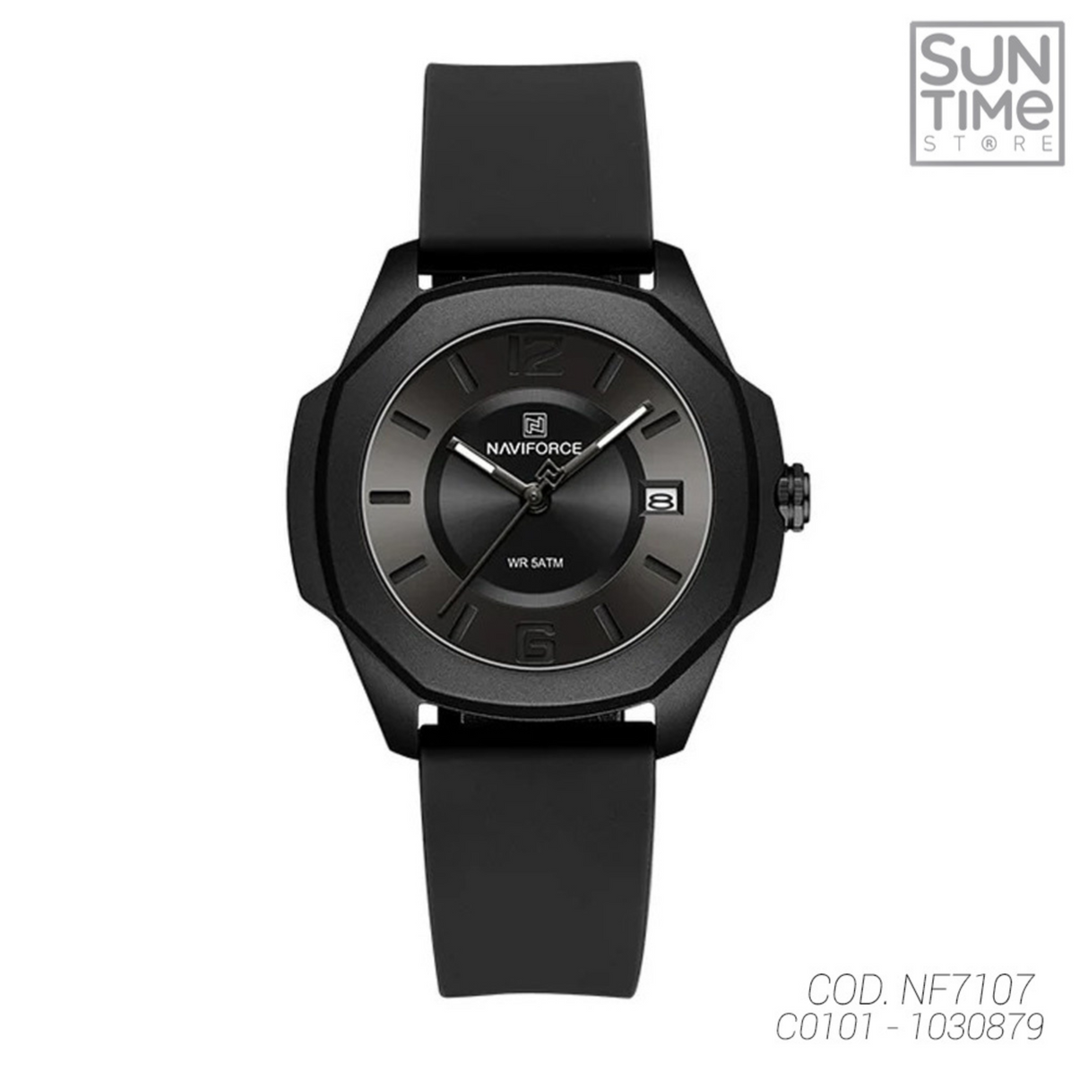 RELOJ ANALOGICO MUJER NF7107 NAVIFORCE NEGRO CASUAL 1030879