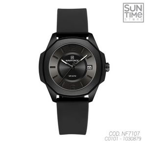 RELOJ ANALOGICO MUJER NF7107 NAVIFORCE NEGRO CASUAL 1030879