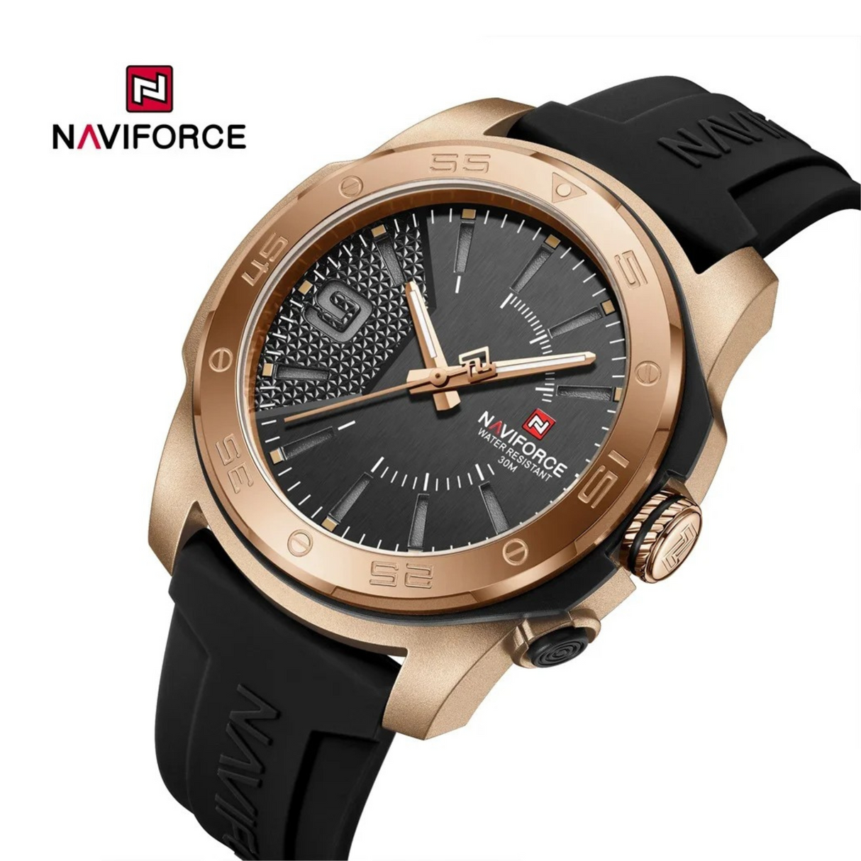 RELOJ ANALOGICO HOMBRE NF7112 NAVIFORCE NEGRO CASUAL 1030883