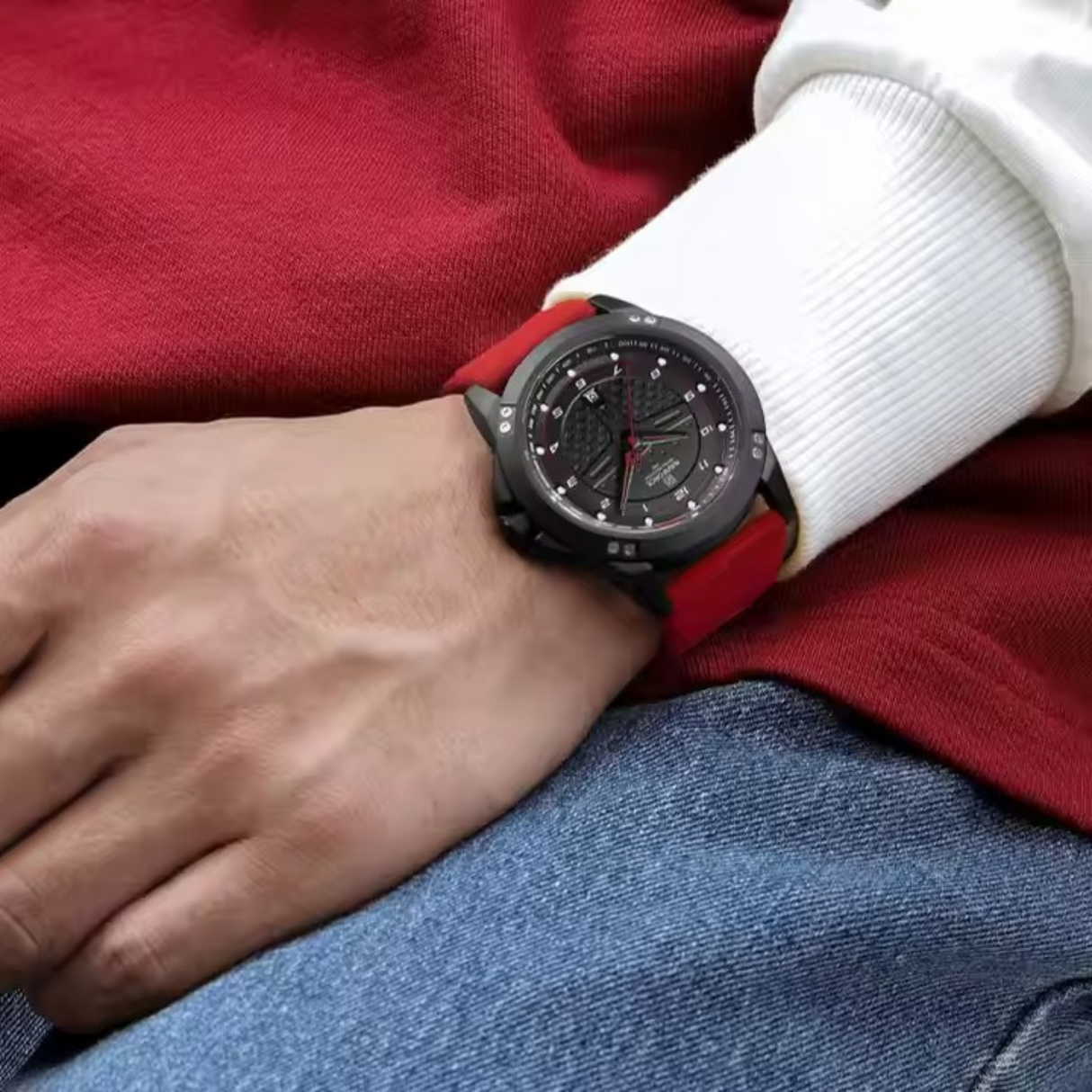 RELOJ ANALOGICO HOMBRE NF8031 NAVIFORCE	ROJO CASUAL 1030888