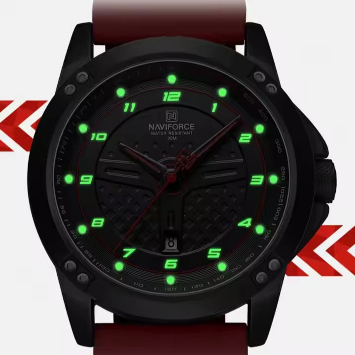 RELOJ ANALOGICO HOMBRE NF8031 NAVIFORCE	ROJO CASUAL 1030888