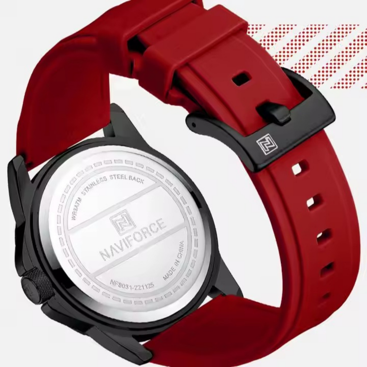RELOJ ANALOGICO HOMBRE NF8031 NAVIFORCE	ROJO CASUAL 1030888
