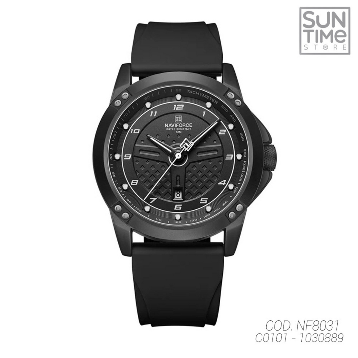 RELOJ ANALOGICO HOMBRE NF8031 NAVIFORCE	NEGRO CASUAL 1030889