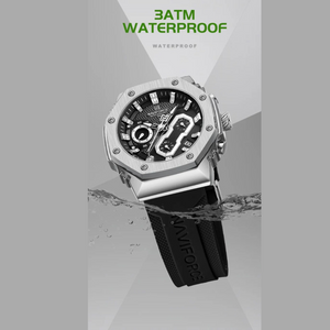 RELOJ ANALOGICO HOMBRE NF8035G NAVIFORCE NEGRO CASUAL 1030893