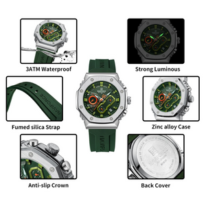 RELOJ ANALOGICO HOMBRE NF8035G NAVIFORCE VERDE CASUAL 1030894