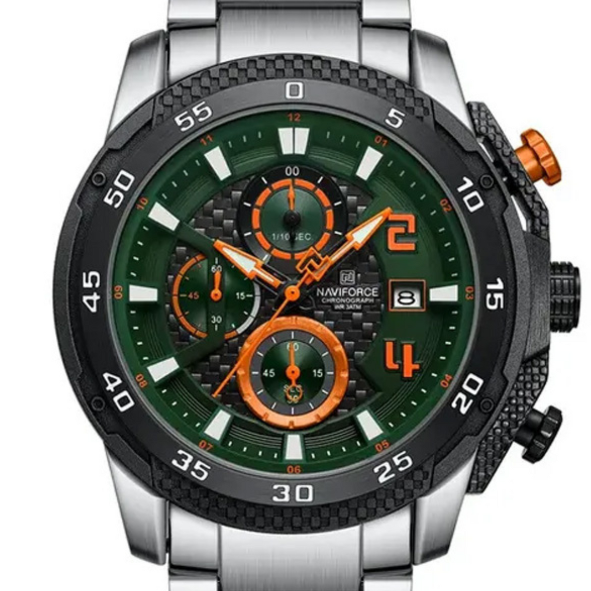 RELOJ ANALOGICO HOMBRE NF8047S NAVIFORCE PLATEADO CLASICO 1030896
