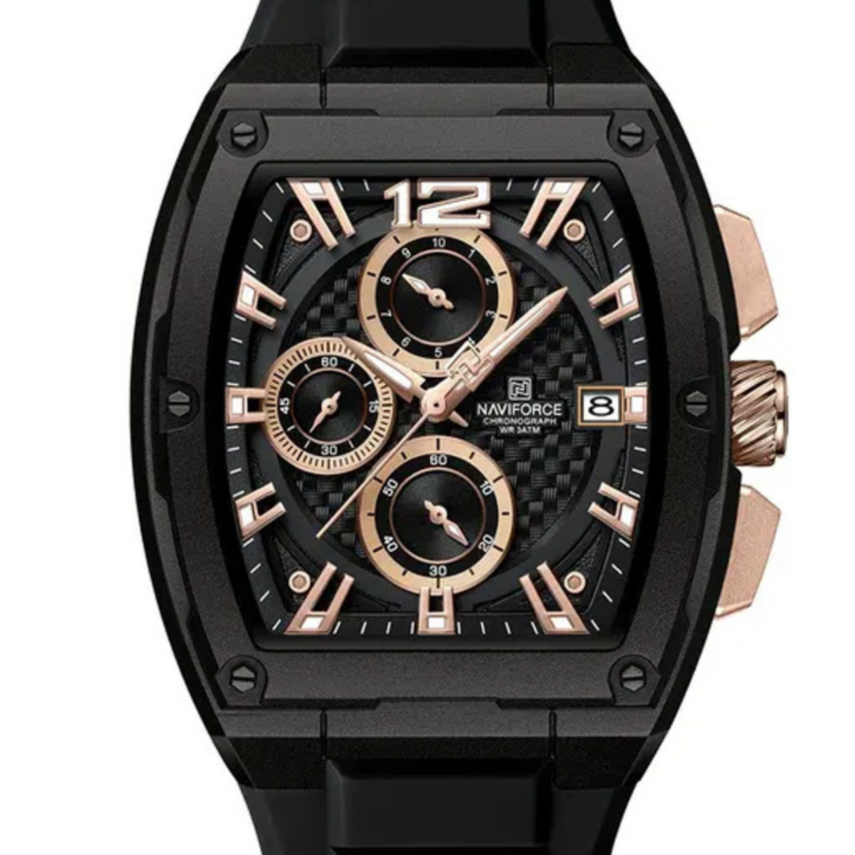RELOJ ANALOGICO HOMBRE NF8050 NAVIFORCE NEGRO CASUAL 1030899