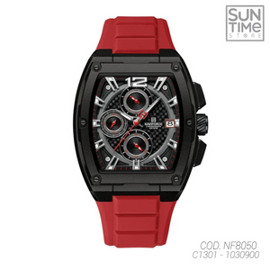 RELOJ ANALOGICO HOMBRE NF8050 NAVIFORCE ROJO CASUAL 1030900