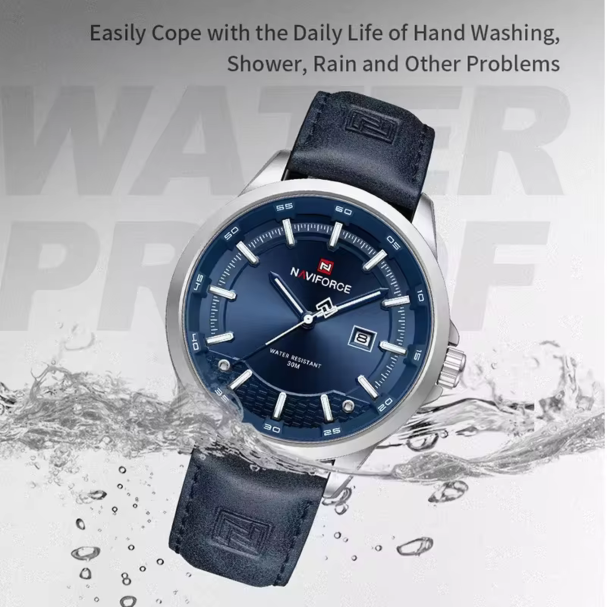 RELOJ ANALOGICO HOMBRE NF9248L NAVIFORCE AZUL CASUAL 1030937