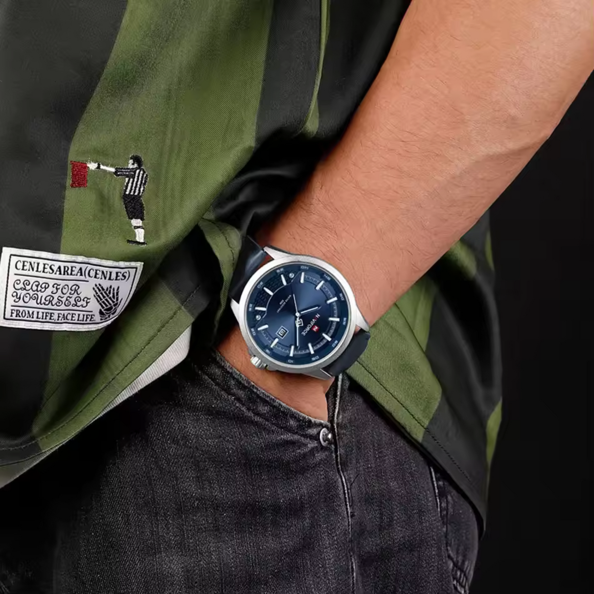 RELOJ ANALOGICO HOMBRE NF9248L NAVIFORCE AZUL CASUAL 1030937