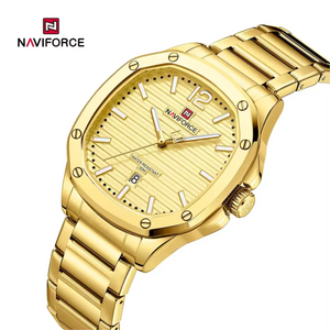 RELOJ ANALOGICO HOMBRE NF9243S NAVIFORCE DORADO CASUAL 1030934