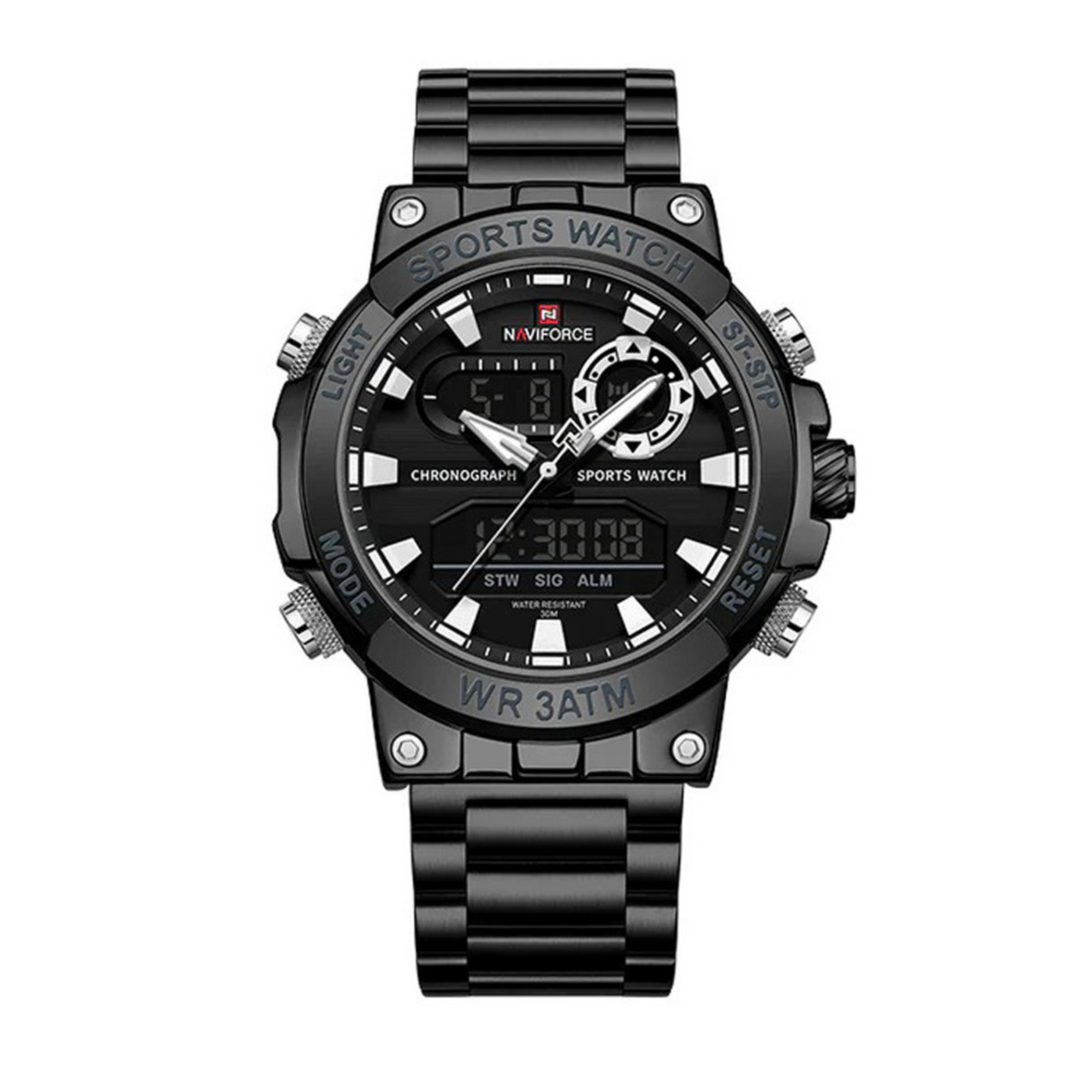 RELOJ ANALOGICO HOMBRE NF9237 NAVIFORCE NEGRO CASUAL 1030932