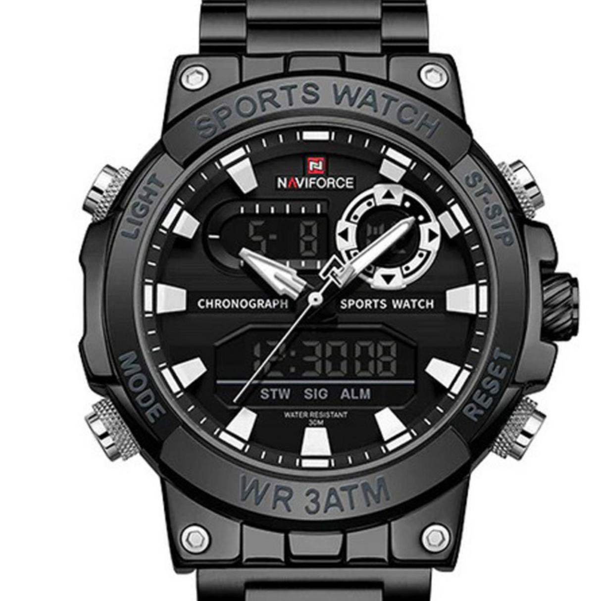 RELOJ ANALOGICO HOMBRE NF9237 NAVIFORCE NEGRO CASUAL 1030932