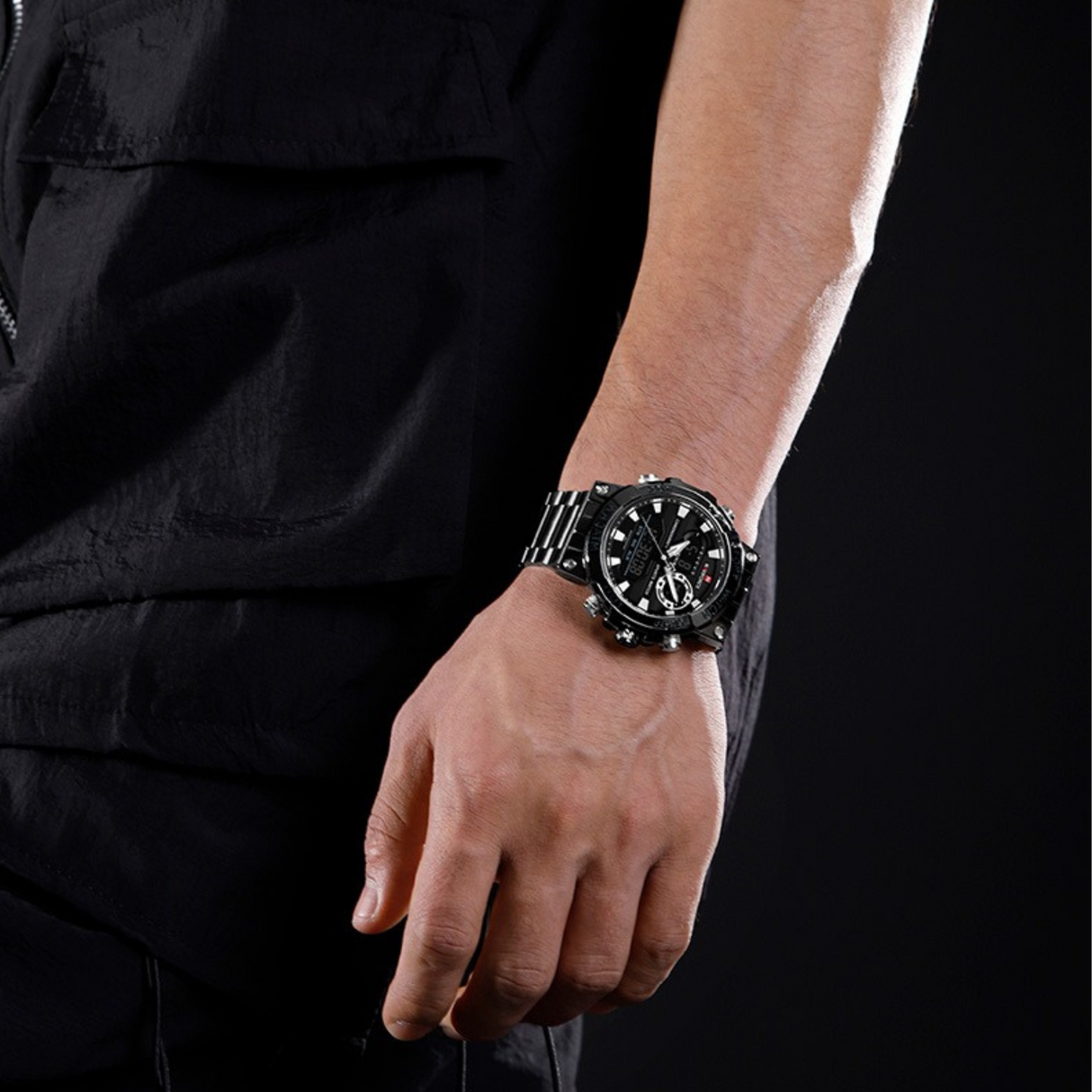 RELOJ ANALOGICO HOMBRE NF9237 NAVIFORCE NEGRO CASUAL 1030932
