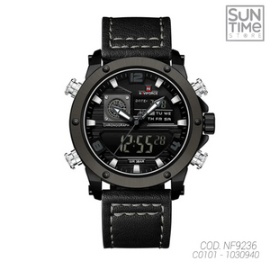 RELOJ ANALOGICO-DIGITAL HOMBRE NF9236 NAVIFORCE	NEGRO CASUAL 1030940