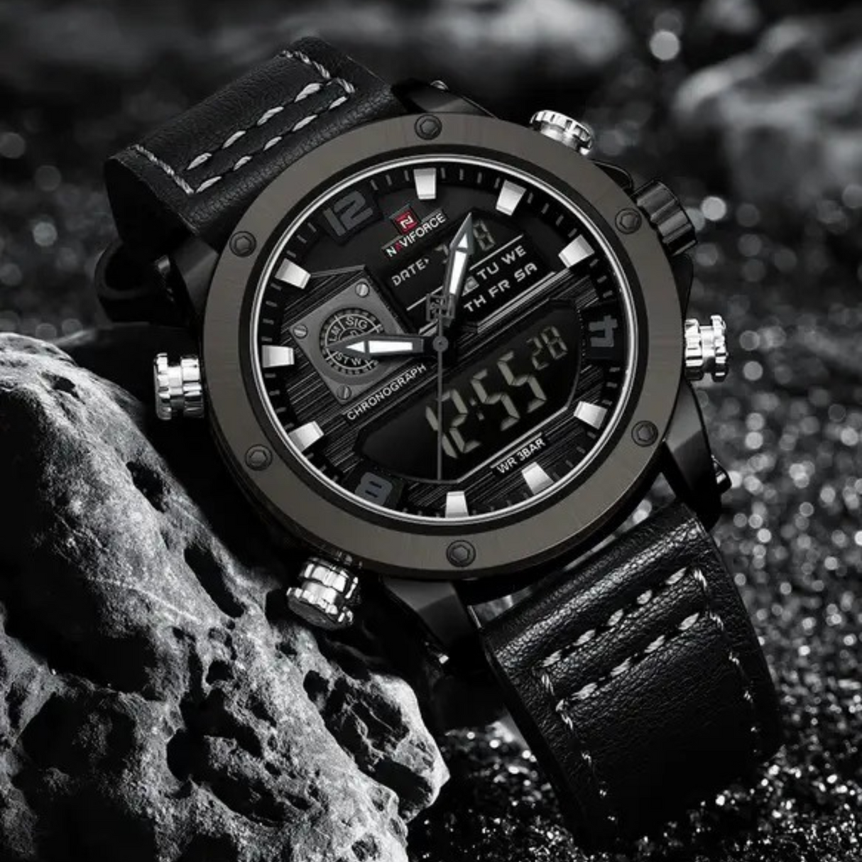 RELOJ ANALOGICO-DIGITAL HOMBRE NF9236 NAVIFORCE	NEGRO CASUAL 1030940