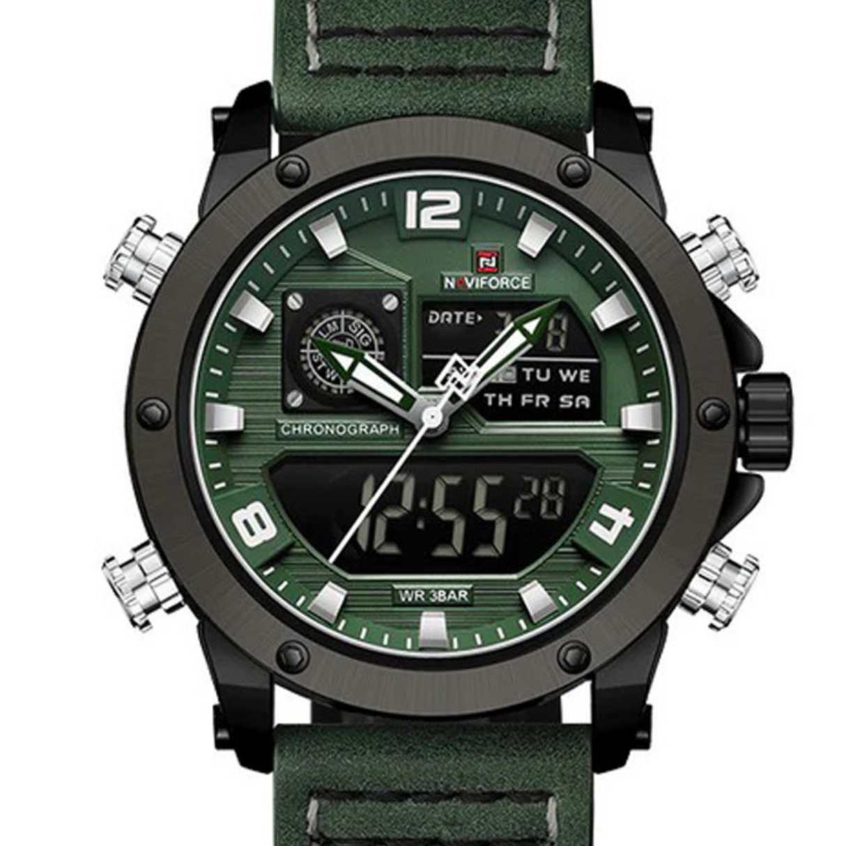 RELOJ ANALOGICO-DIGITAL HOMBRE NF9236 NAVIFORCE VERDE CASUAL 1030941