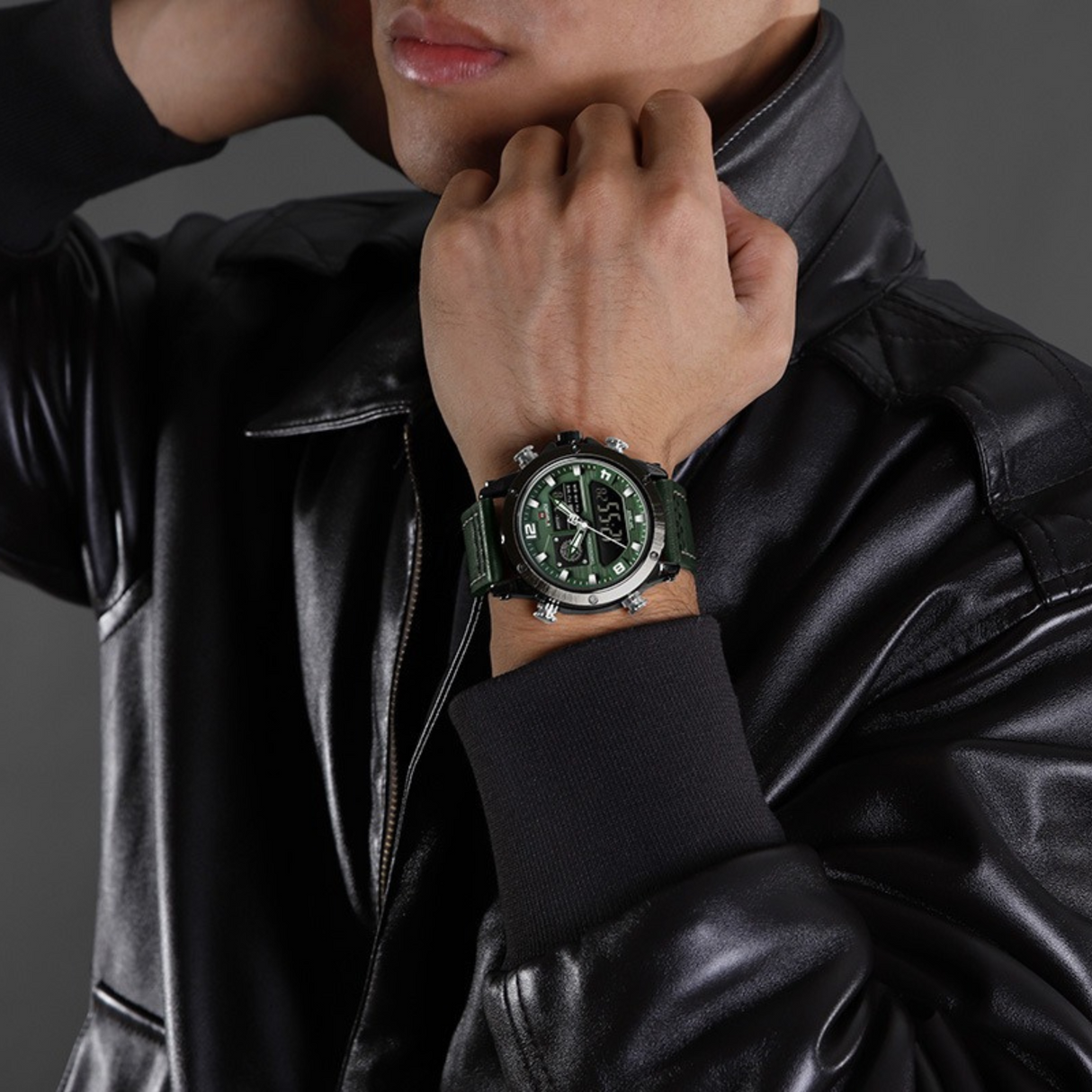 RELOJ ANALOGICO-DIGITAL HOMBRE NF9236 NAVIFORCE VERDE CASUAL 1030941