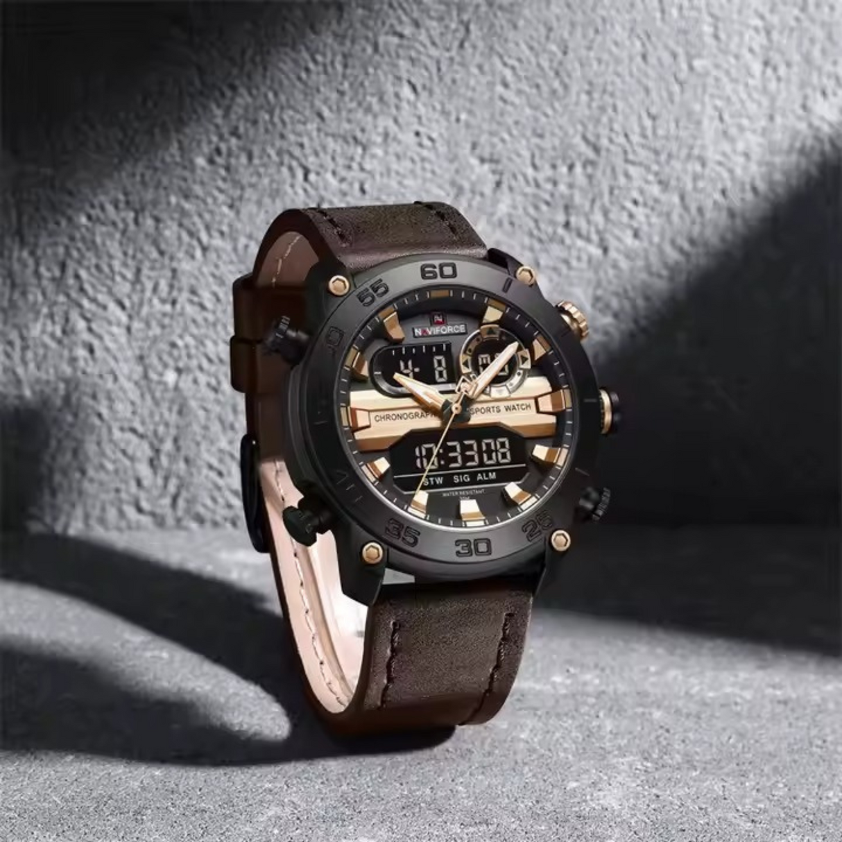RELOJ ANALOGICO-DIGITAL HOMBRE NF9235 NAVIFORCE MARRON CASUAL 1030939