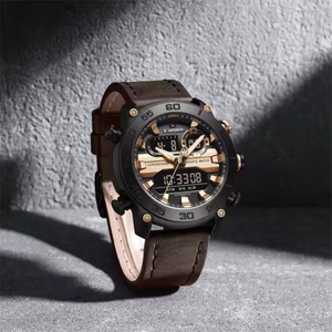 RELOJ ANALOGICO-DIGITAL HOMBRE NF9235 NAVIFORCE MARRON CASUAL 1030939
