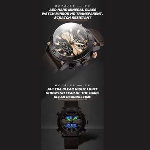RELOJ ANALOGICO-DIGITAL HOMBRE NF9235 NAVIFORCE MARRON CASUAL 1030939
