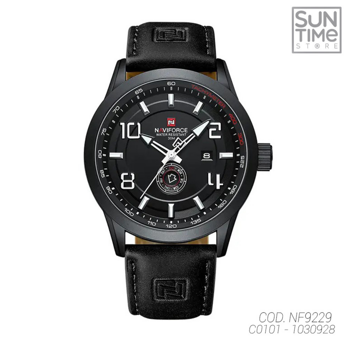 RELOJ ANALOGICO HOMBRE NF9229 NAVIFORCE NEGRO CASUAL 1030928
