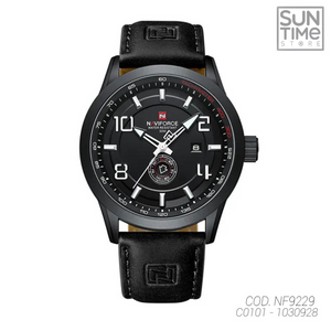 RELOJ ANALOGICO HOMBRE NF9229 NAVIFORCE NEGRO CASUAL 1030928