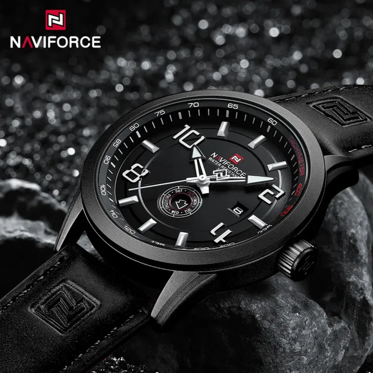 RELOJ ANALOGICO HOMBRE NF9229 NAVIFORCE NEGRO CASUAL 1030928