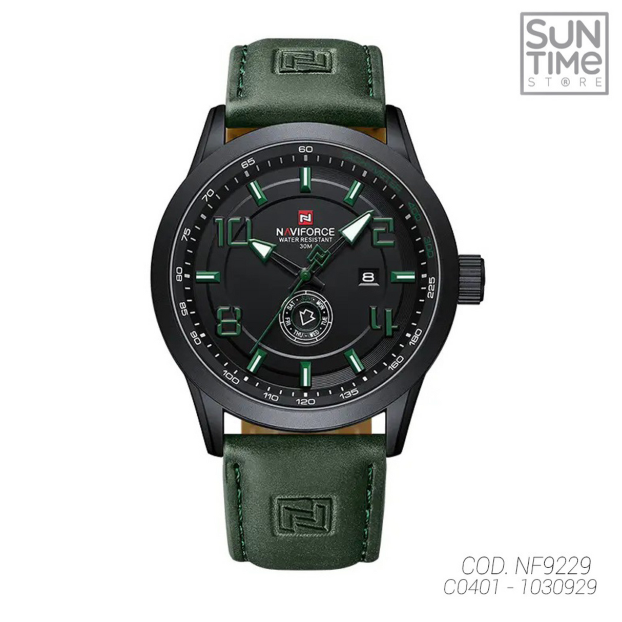RELOJ ANALOGICO HOMBRE NF9229 NAVIFORCE VERDE CASUAL 1030929