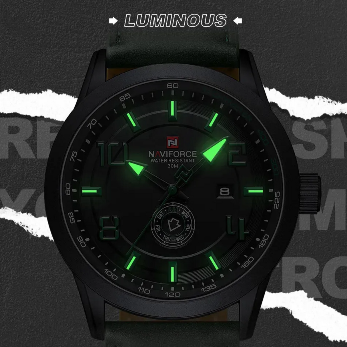 RELOJ ANALOGICO HOMBRE NF9229 NAVIFORCE VERDE CASUAL 1030929