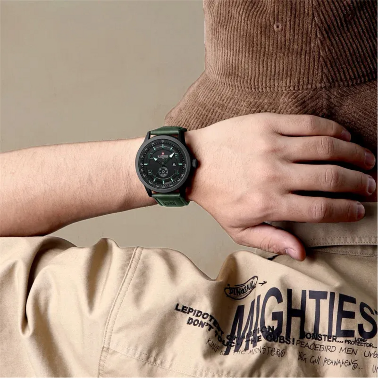 RELOJ ANALOGICO HOMBRE NF9229 NAVIFORCE VERDE CASUAL 1030929