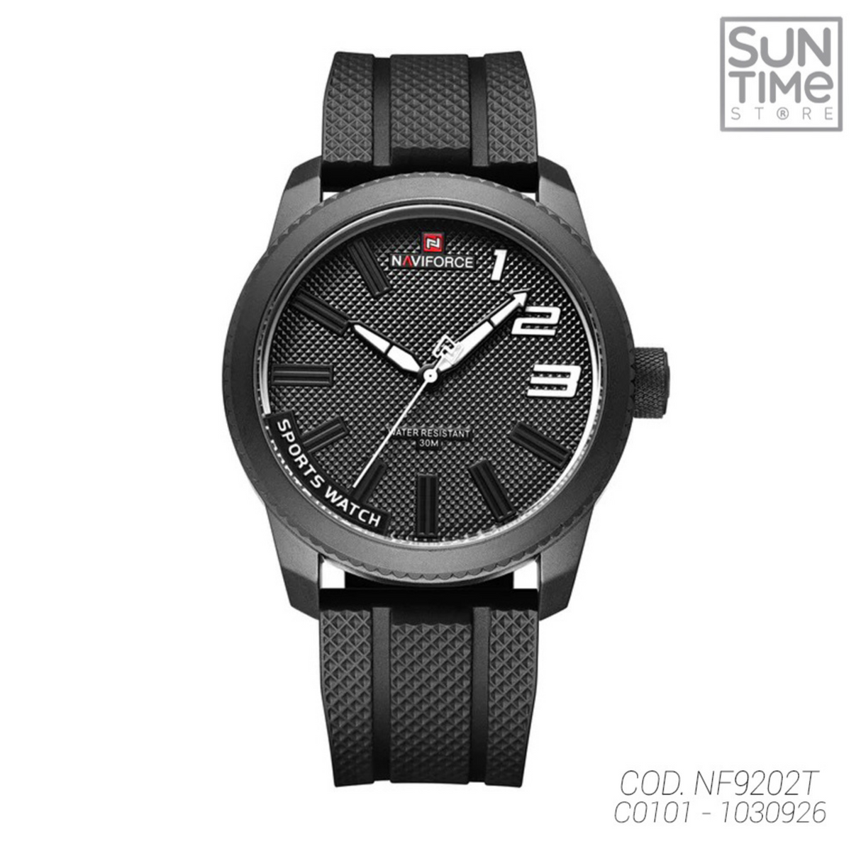 RELOJ ANALOGICO HOMBRE NF9202T NAVIFORCE NEGRO CASUAL 1030926