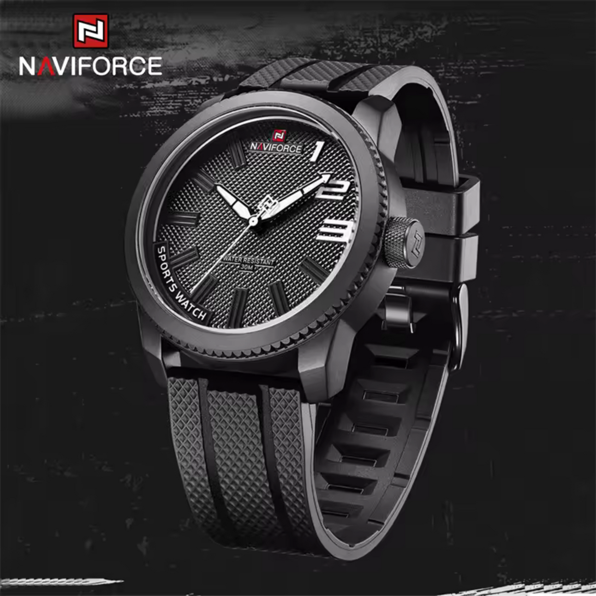 RELOJ ANALOGICO HOMBRE NF9202T NAVIFORCE NEGRO CASUAL 1030926