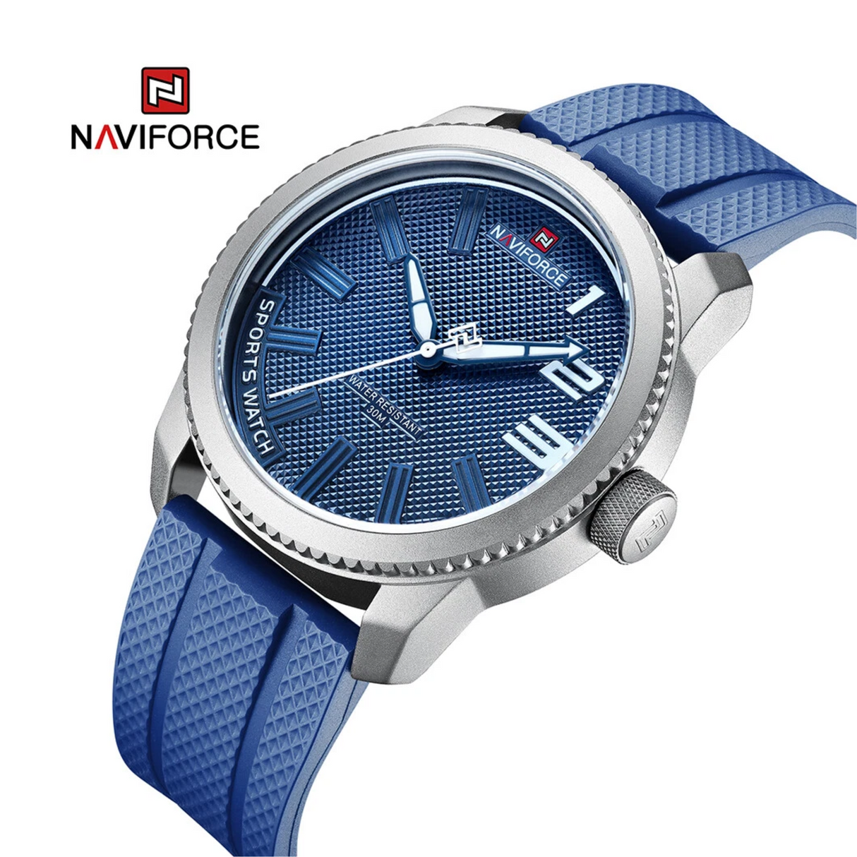 RELOJ ANALOGICO HOMBRE NF9202T NAVIFORCE AZUL CASUAL 1030925