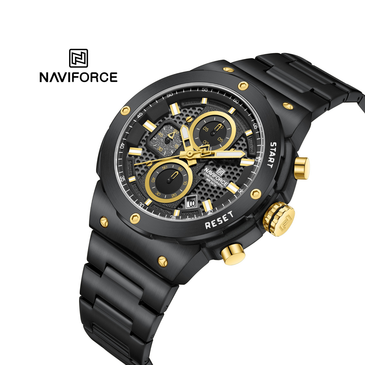 RELOJ ANALOGICO HOMBRE NF8072 NAVIFORCE NEGRO CLASICO 1030922