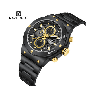 RELOJ ANALOGICO HOMBRE NF8072 NAVIFORCE NEGRO CLASICO 1030922