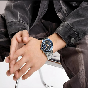RELOJ ANALOGICO HOMBRE NF8072 NAVIFORCE PLATEADO CLASICO 1030923