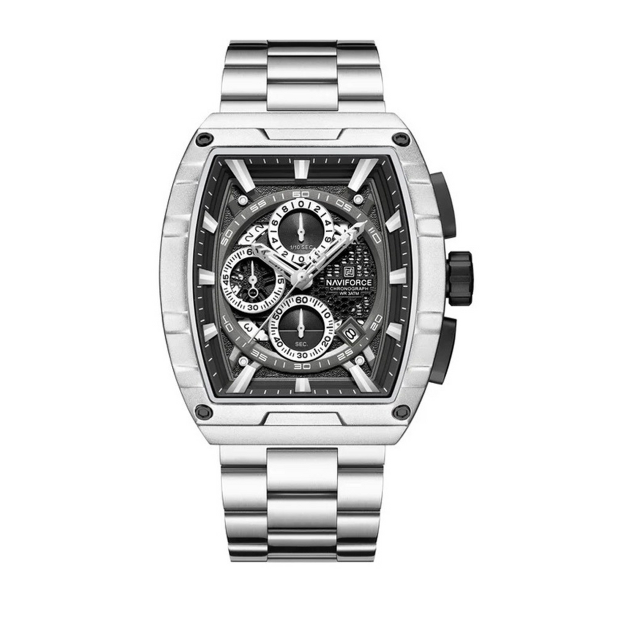 RELOJ ANALOGICO HOMBRE NF8066 NAVIFORCE PLATEADO CLASICO 1030920
