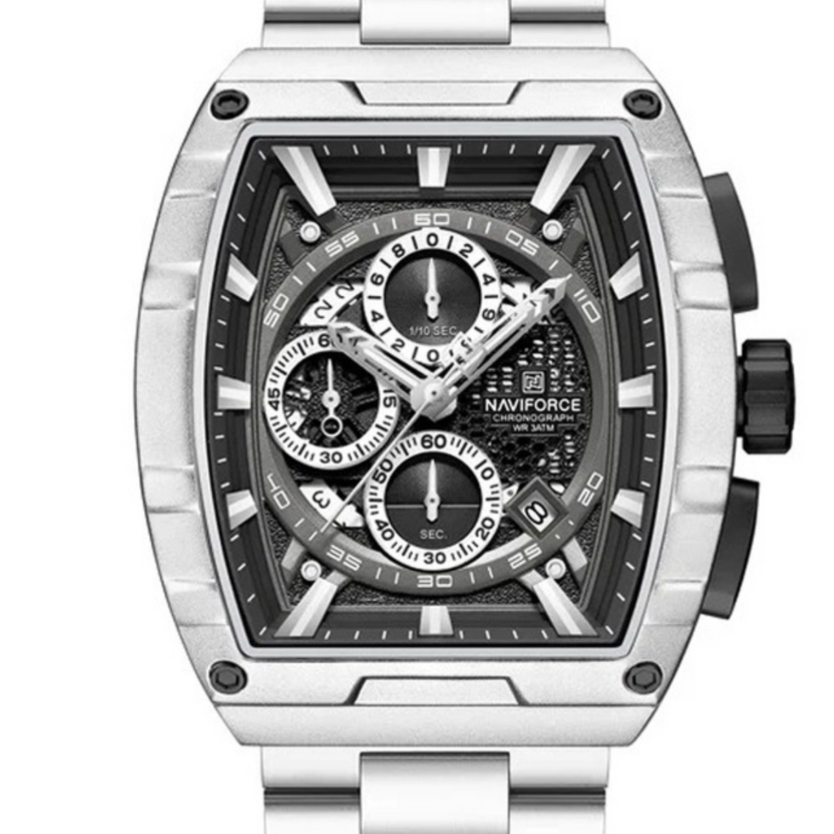 RELOJ ANALOGICO HOMBRE NF8066 NAVIFORCE PLATEADO CLASICO 1030920