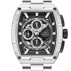 RELOJ ANALOGICO HOMBRE NF8066 NAVIFORCE PLATEADO CLASICO 1030920