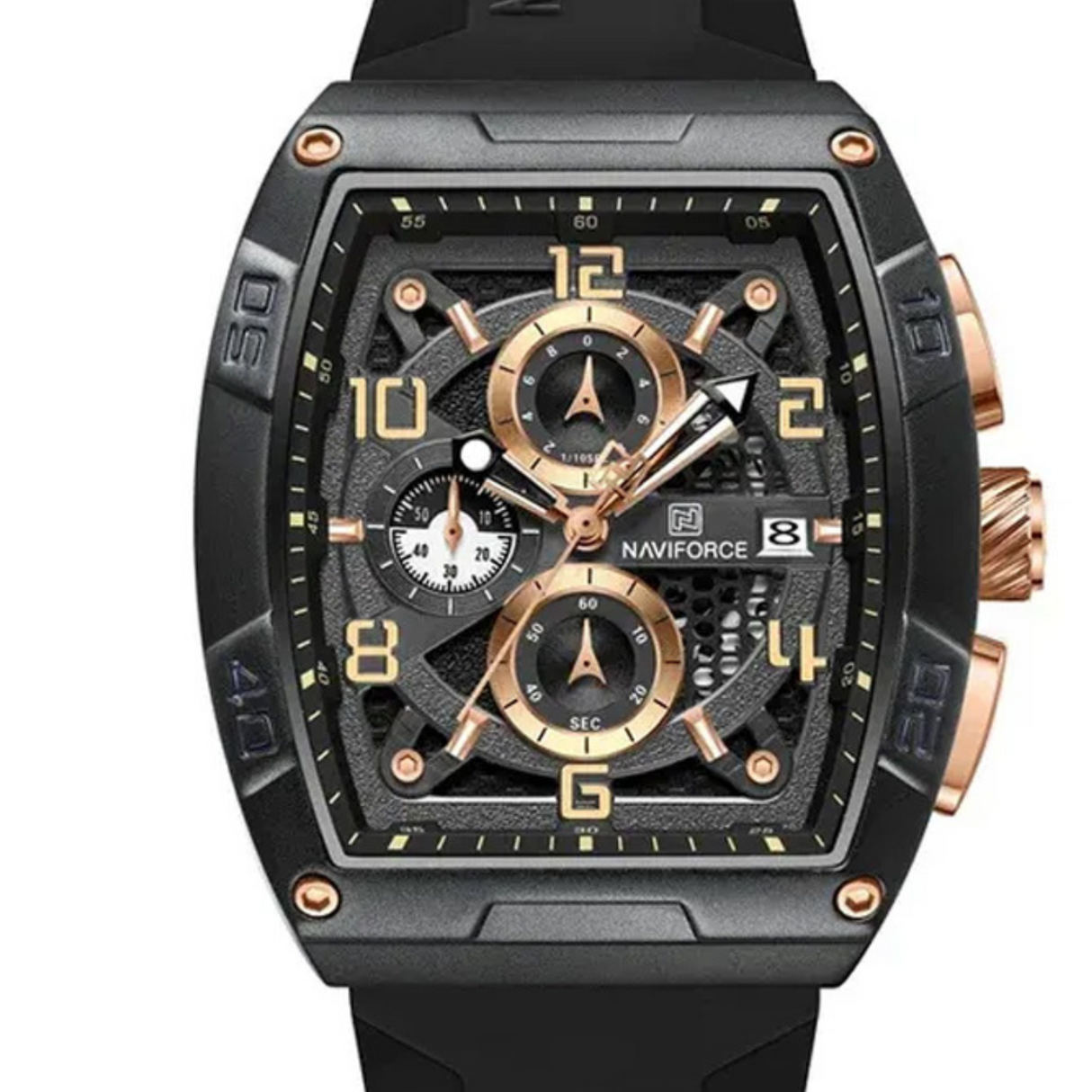 RELOJ ANALOGICO HOMBRE NF8052 NAVIFORCE NEGRO CASUAL 1030906