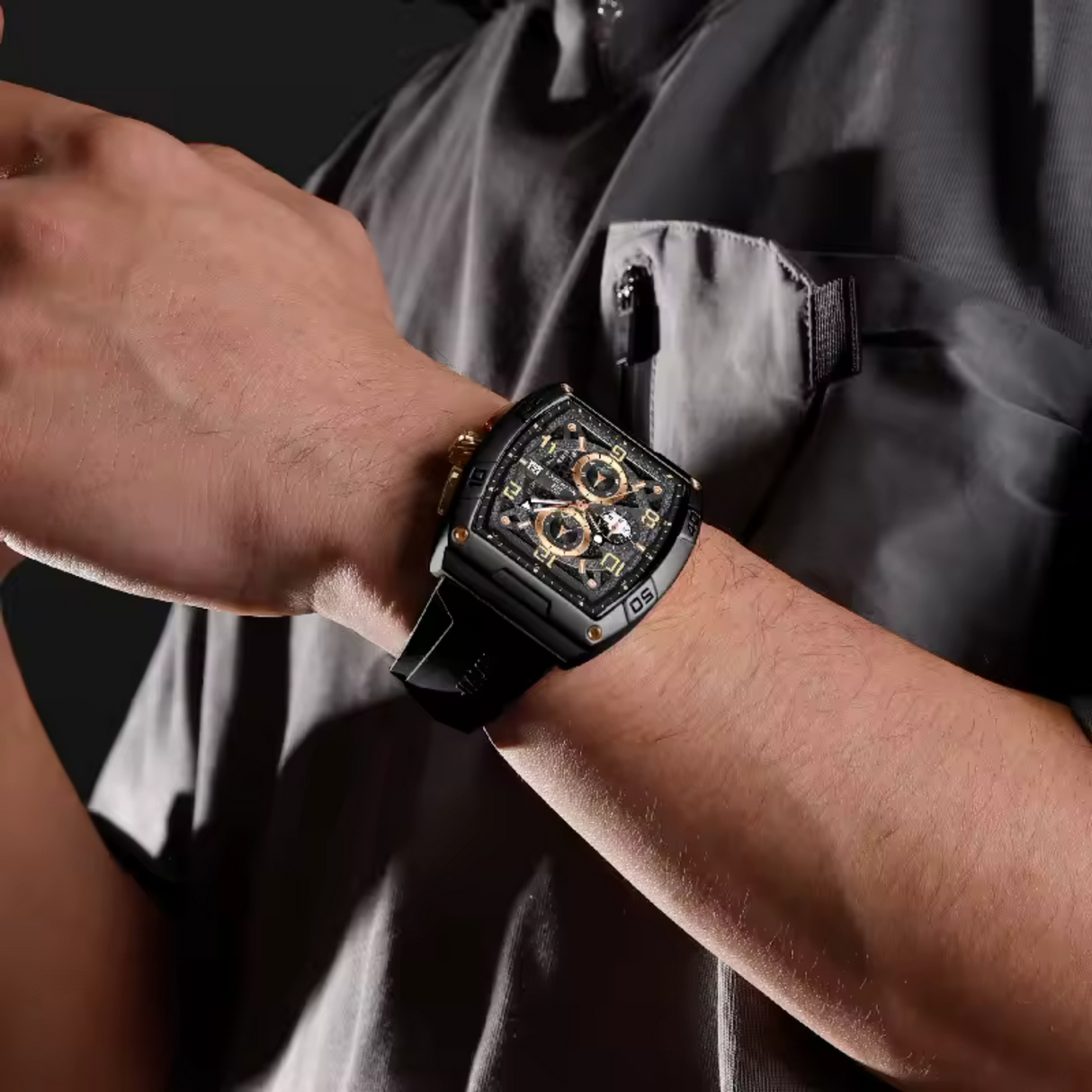 RELOJ ANALOGICO HOMBRE NF8052 NAVIFORCE NEGRO CASUAL 1030906