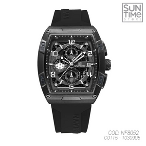 RELOJ ANALOGICO HOMBRE NF8052 NAVIFORCE NEGRO CASUAL 1030905