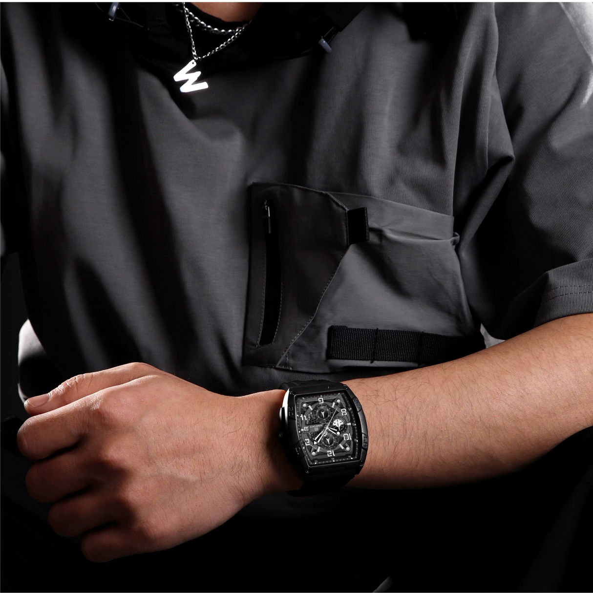 RELOJ ANALOGICO HOMBRE NF8052 NAVIFORCE NEGRO CASUAL 1030905