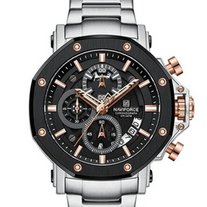 RELOJ ANALOGICO HOMBRE NF8065 NAVIFORCE PLATEADO CLASICO 1030918