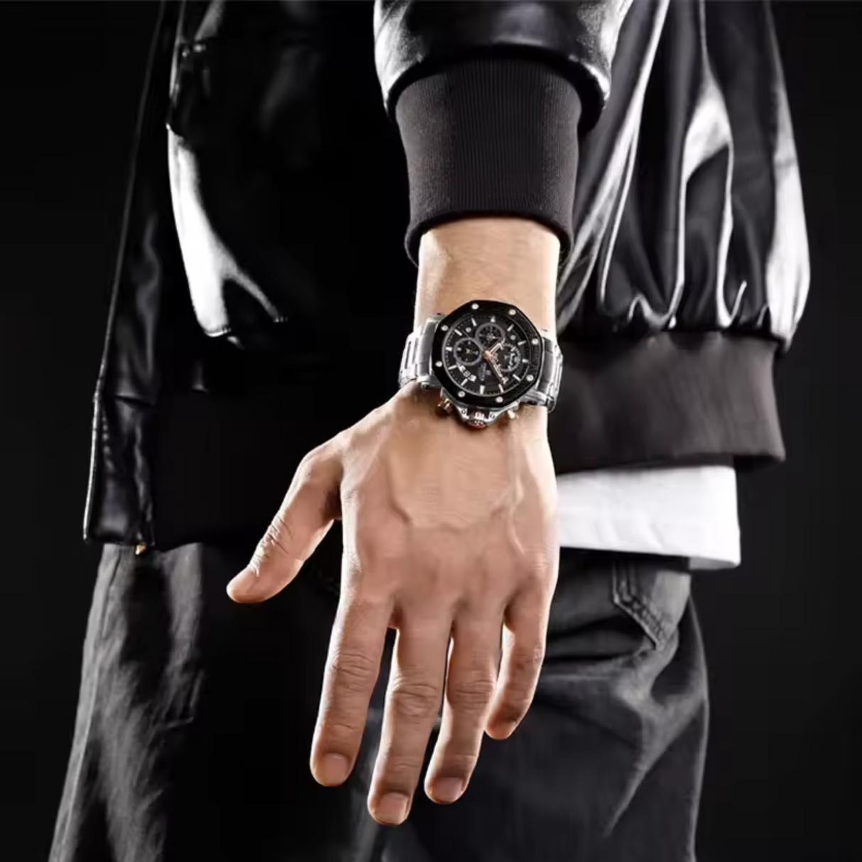 RELOJ ANALOGICO HOMBRE NF8065 NAVIFORCE PLATEADO CLASICO 1030918