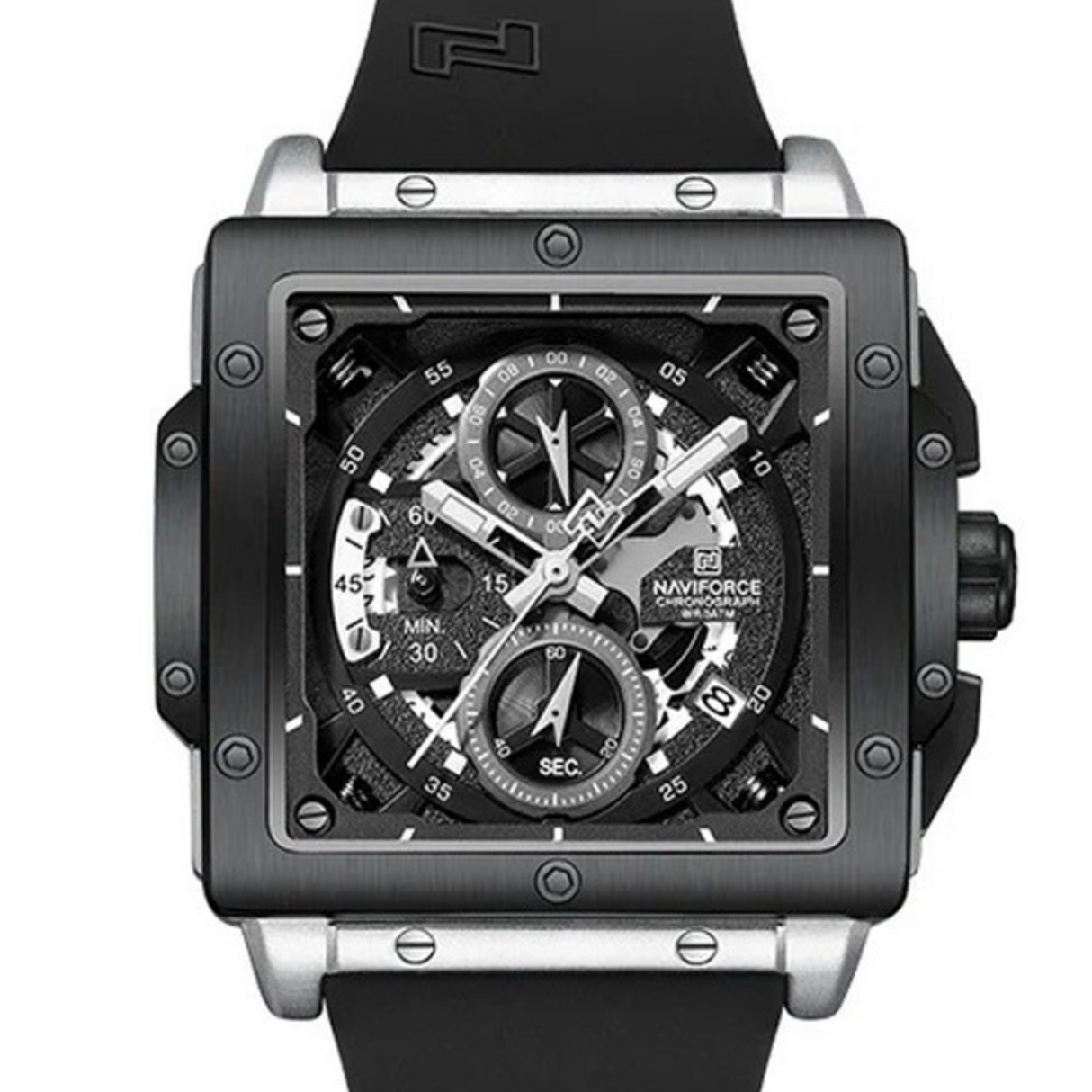 RELOJ ANALOGICO HOMBRE NF8064 NAVIFORCE NEGRO CASUAL 1030914