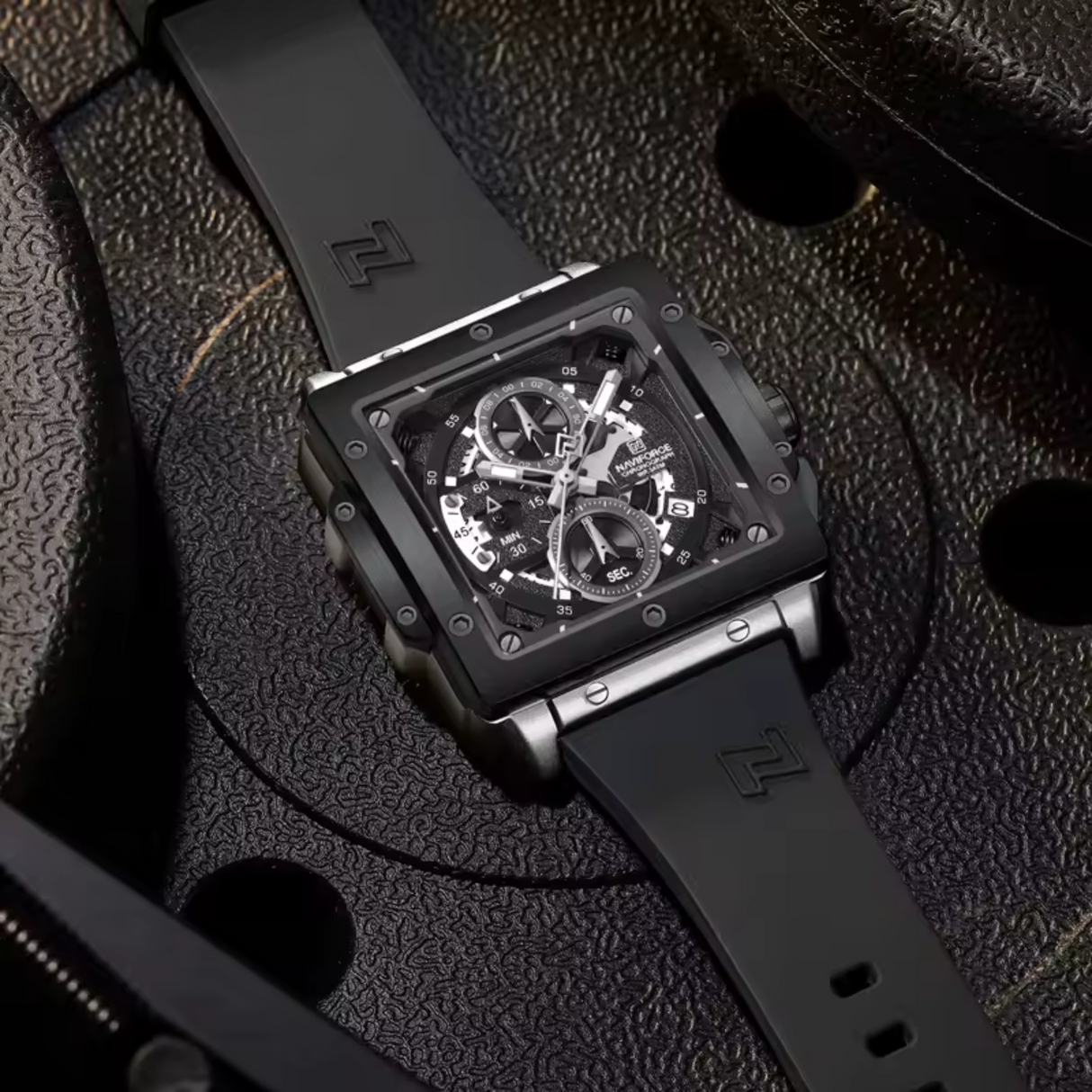 RELOJ ANALOGICO HOMBRE NF8064 NAVIFORCE NEGRO CASUAL 1030914